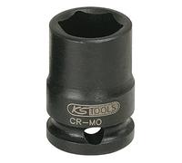 KS Tools 515.1524 Hexagon impact socket, short, 3/8", 24mm
