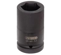 KS Tools 515.1824 Hex Impact Socket Deep 1-inch 24mm