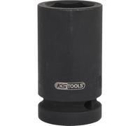 KS Tools 515.1834 1-inch 34mm Deep Hex Impact Socket | 1" Long Impact Socket 34mm Chrome Molybdenum Chrome Vanadium, Heavy Duty
