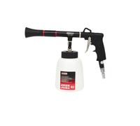 KS Tools Compressed Air Cleaning Gun 515.1980 1L I Soda Cleaning Gun Compressed Air Includes 360° Rotatable and 30° Angled Ball Joint Plug Nipple