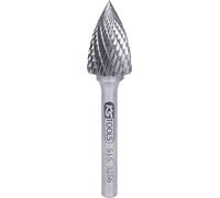KS Tools 515.3256 Carbide Rotary Burrs SPG Pointed Arch