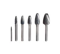 KS Tools 515.3261 Hard Metal Round Arch Rotary Burr Form F, 3mm