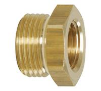 KS Tools 515.3383 Brass Reducing Nipple, G3/8" AG x G1/4" IG