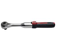 KS TOOLS 515.3793-1/2'' Ratchet on Battery - Straight Shape Ratchet for 1/2'' Sockets & Accessories - Chrome Vanadium Ratchet Wrench - for Screwdriver Set - Reversible Ratchet