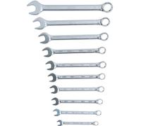 KS TOOLS 517.0080 Combi spanner set offset, 10 pcs, 8-22mm