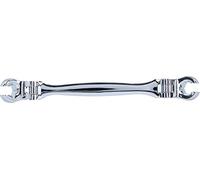 KS-Tools 518.0529 Open Double Ring Spanner with Double Joint 12 x 13 mm