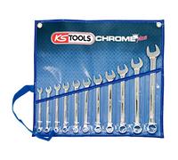 KS Tools 518.0641 8-22mm Chrome+ Combi Spanner Set (11 Pieces)