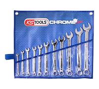 KS Tools 518.3 Chrome+ Combination Spanner Set (11 Pieces)