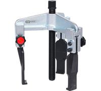 KS Tools 630.0009 Quick Adjustment Universal 3 arm Puller Set with Extremely Narrow Legs, 50-160 mm