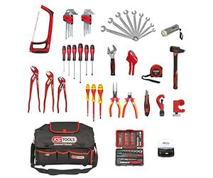 KS Tools 850.0126 Sanitary Tool Composition and Heating Bag Smartbag, Red