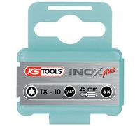 KS Tools 910.2312 1/4" STAINLESS STEEL bit TX, 25mm, T10, pack of 5