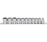 KS TOOLS 911.0609 3/8" Bi hex socket set, 11pcs