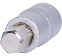 KS Tools 911.1312 E 1/2 Bit socket hex, short, 12 M
