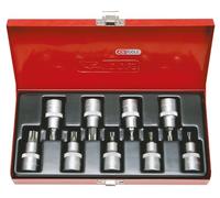 KS Tools 911.1386 TB20-TB60 1/2-inch Tx Bit Socket Set (9 Pieces)
