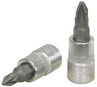 KS Tools 911.1402-e Screwdriver Socket, 1/4 "l.37 mm PZ2 - CHROMEmat sur Support