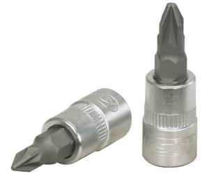 KS Tools 911.1402-e Screwdriver Socket, 1/4 "l.37 mm PZ2 - CHROMEmat sur Support