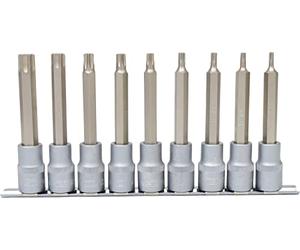KS Tools 911.152 T20-T60 1/2-inch TX Bit Socket Set Deep (9 Pieces)