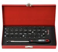 KS Tools 911.2029 1/4-inch Classic Security Bit Set (29 Pieces)