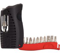 KS Tools 911.284 1/4-inch Classic Slot/PH Mini Bit Set (11 Pieces)