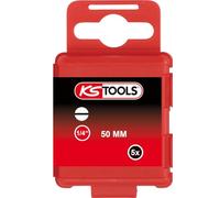 KS TOOLS 911.3326 1/4" Bit slotted, 50mm, 9mm, 5pcs