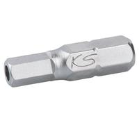 KS TOOLS 911.3586 1/4" Bit hex tamperproof, 25mm, 7/32