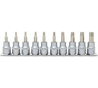 KS Tools 911.3935 T10-T55 3/8-inch TX Bit Socket Set (10 Pieces)