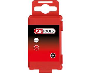 KS Tools 911.8425 1/4" Bit Slot, 75mm, 12mm, Pack of 5