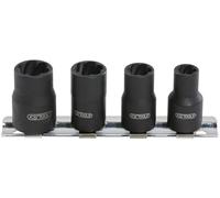 KS Tools 913.1450 8-13mm 1/4-inch Twist Sockets Set (4 Pieces)