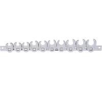 KS Tools 913.3800 3/8-inch 10-19mm Crowfoot Wrench Set (10 Pieces)