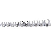 KS Tools 913.3900 3/8-inch 10-22mm Chrome+ Crowfoot Wrench Set (10 Pieces)