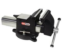 KS Tools 914.0004 4-inch 100mm Bench Vice with Swivel Base