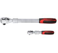 KS Tools 914.1412 1/4 Inch + 1/2 Inch Telescopic Reversible Ratchet Set, 2 Pieces