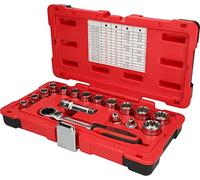 KS Tools 916.4050 3/8"+1/2" TRIPLEplus Go through socket set, 17 pcs