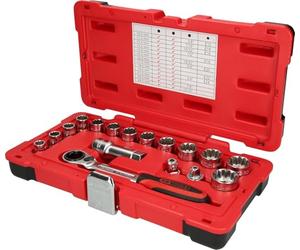 KS Tools 916.405 Triple+ Go-Through Socket Set (17 Pieces)