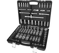 KS Tools 917.0082 1/4 inch + 3/8 inch + 1/2 inch Socket Spanner Set, 82 Pieces, inch Dimensions