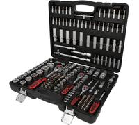 KS Tools 917.0779, 179-piece Socket Set - 1/4 Inch / 6.35 mm + 3/8 Inch / 9.5 mm + 1/2 Inch / 12.7 mm