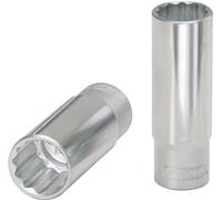 KS TOOLS 917.1285 1/2" Bi hex socket, deep, 11mm