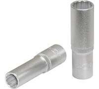 KS TOOLS 917.3855 3/8" Bi hex socket, deep, 8mm