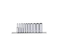 KS Tools 918.061 1/4-inch Chrome+ Socket Set Deep (10 Pieces)