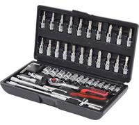 KS Tools 918.0648 1/4" CHROME+Socket Set, 48 pcs