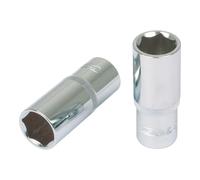 KS Tools 918.1424 1/4 CHROME + Hexagonal Socket, Long, 4 mm