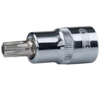 KS Tools 918.1727 1/2" CHROMEplus Bit socket TX tamperproof,TB45