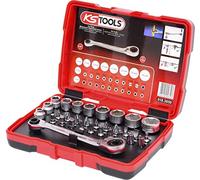 KS Tools 918.3050 1/4" + 11 mm Go through socket and bit set, 31 pcs.
