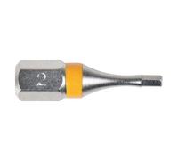 KS Tools 918.3403 1/4 Inch Torsionpower Bit Hex Socket, 25 mm, 2 mm Extractor