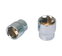 KS Tools 918.3821 3/8 CHROME + Hexagonal Socket, 21 mm
