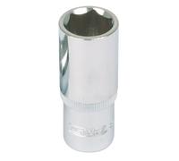 KS Tools 918.3924 3/8" CHROMEplus Hexagonal socket, long, 7/16"