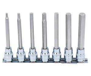KS Tools 918.3960 3/8-inch Chrome Plus Hex Bit Socket Set (7 Pieces)