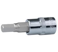 KS Tools 918.3963 3/8" CHROMEplus Bit socket hexagon, 3/16"