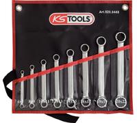 KS Tools 920.0448 7-20 x 6 x 22mm Ultimate+ Straight Ring Spanner Set (8 Pieces)