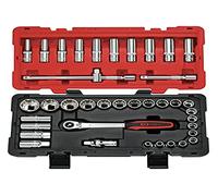 KS Tools 922.0640 Ultimate Set of Sockets and Accessories 12-Sided 1/2 Inch 39 Pieces White